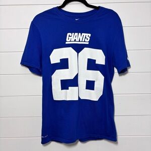 NY Giants Nike Dri-Fit Size M Saquon Barkley #26‎ The Nike Tee NFL